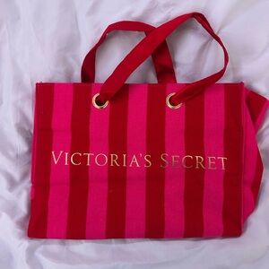 Vintage Victoria's Secret Red and Pink Bag